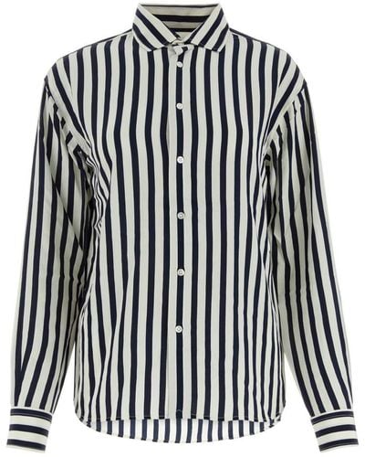Polo Ralph Lauren Cotton Poplin Stripe Button-up Shirt - Black