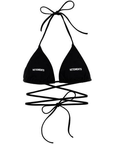 Vetements Logo Beachwear - Black