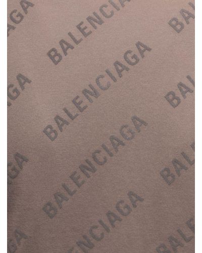 Balenciaga Logo-print Cropped Cardigan - Natural