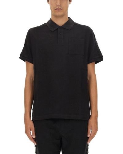 Versace Regular Fit Polo Shirt - Black