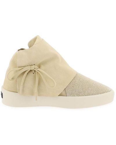 Fear Of God Mid-top Suede And Bead Trainers. - Natural