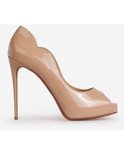 Christian Louboutin Hot Chick High Shoes - Natural