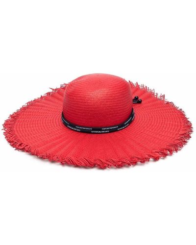 Emporio Armani Hats Red