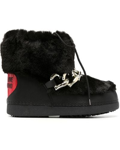 Love moschino boots sale hotsell