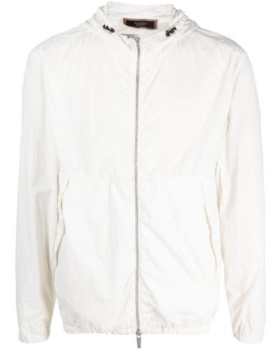 Peserico Zip-fastening Hooded Jacket - White