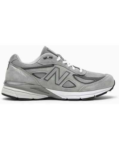 New Balance Low Made In Usa 990v4 Sneaker - Grey