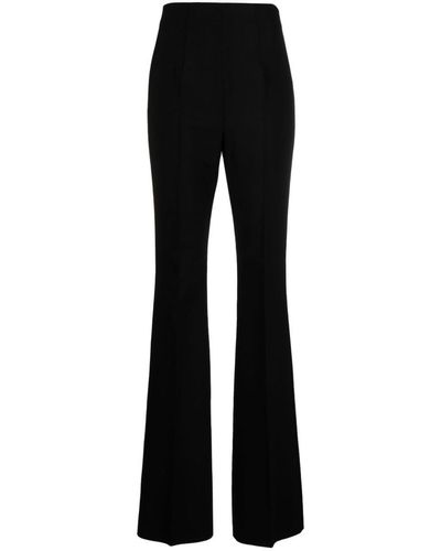 Sportmax High-waisted Flared Trousers - Black