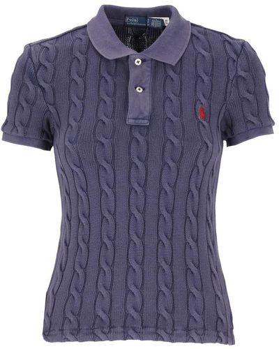 Ralph Lauren T-shirts And Polos Purple - Blue
