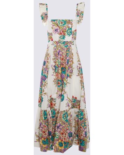 Etro Multicolour Cotton Dress - Metallic