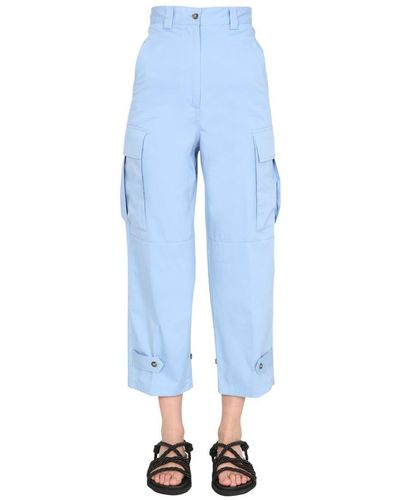 MSGM Cargo Trousers - Blue