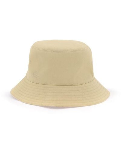 Burberry Cotton-Blend Reversible Bucket Hat - Natural