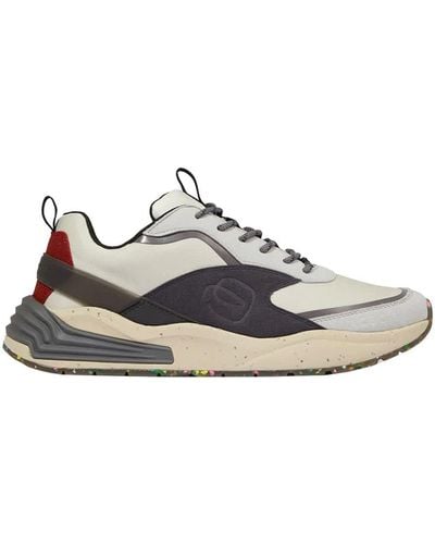 Piquadro Recycled Material Sneakers Shoes - White
