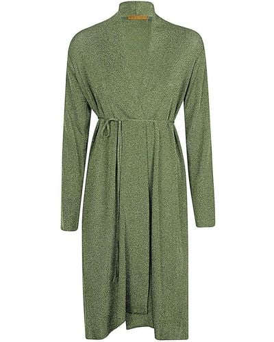 Siyu Belted Midi Dress - Green