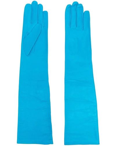 Maison Margiela Long Gloves - Blue