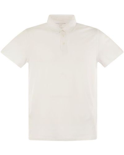 Majestic Filatures Short-Sleeved Polo Shirt - White