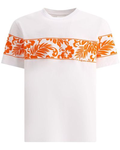 Maison Kitsuné 'Tropical Band' T-Shirt - Orange