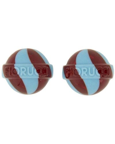Fiorucci "Lollipop" Earrings - Blue