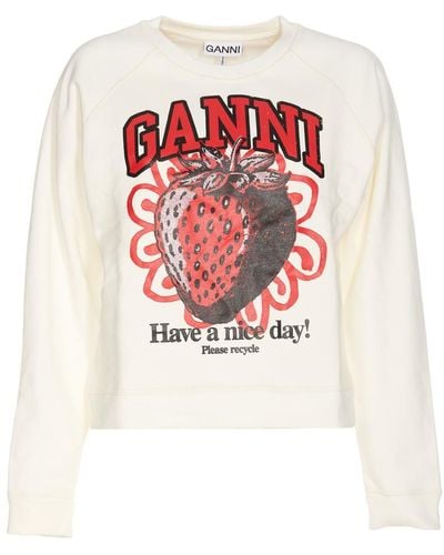 Ganni Sweaters - White
