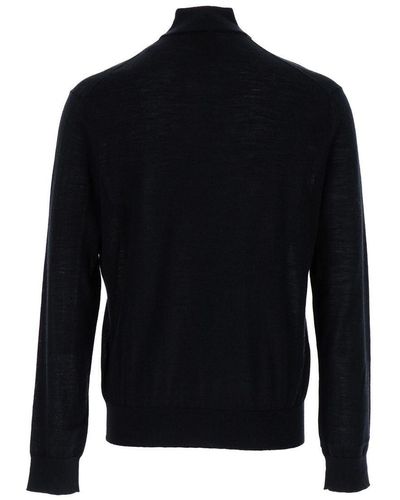 DIESEL Jumper With Embroidered Logo - Blue