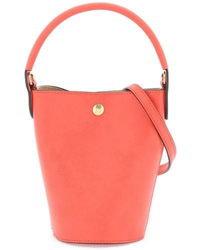 Longchamp Épure Xs Bucket Bag - Red