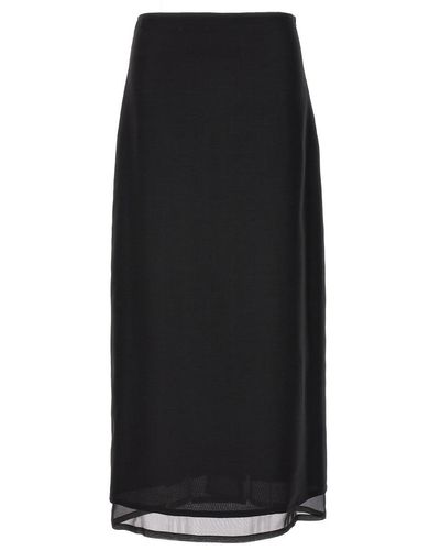 Fabiana Filippi Long Skirt - Black