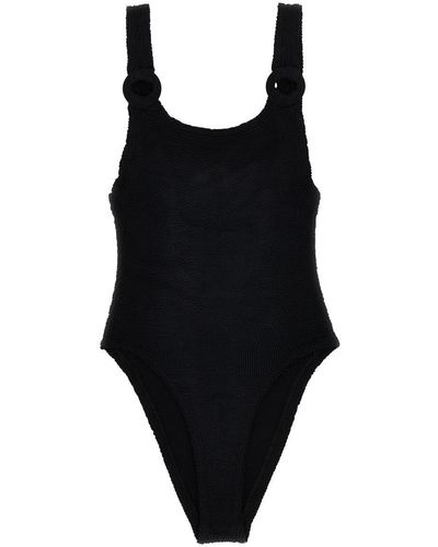 Hunza G Domino Swim Beachwear - Black