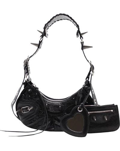 Balenciaga Le Cagole Shoulder Xs Bags - Black