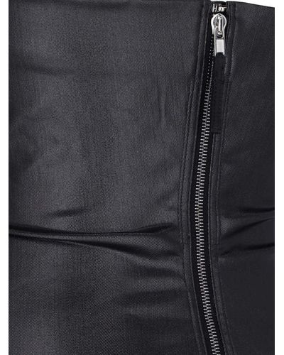 Rick Owens Black Prong Minidress