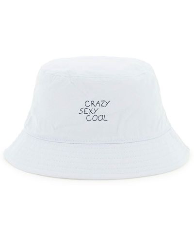 Maison Labiche Embroidered Joffre Bucket Hat - White