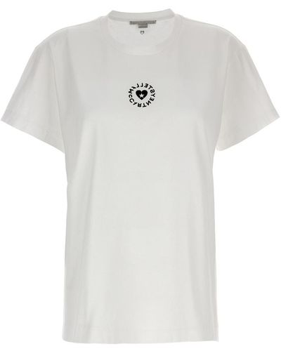 Stella McCartney Iconic Mini Heart T-shirt - White