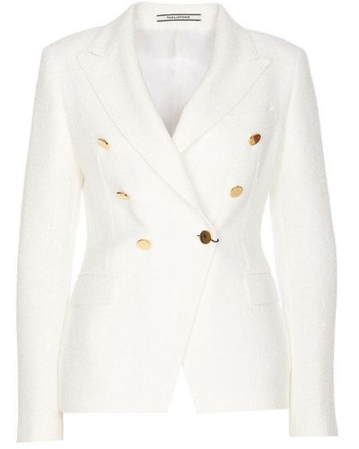 Tagliatore Double-Breasted Jacket - White