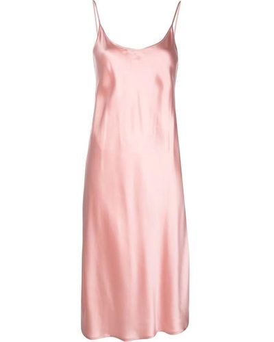 La Perla Silk Slip Dress - Pink