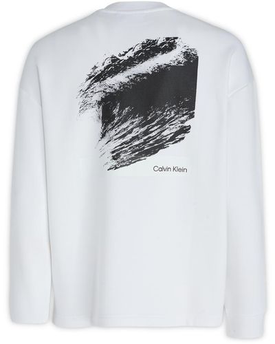 Calvin Klein Crew - Online 82% Lyst for to 3 Men sweaters up | Page Sale | off neck