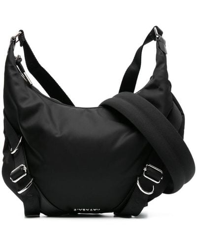 Givenchy Voyou Buckled-straps Crossbody Bag - Black