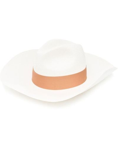 Borsalino Sophie Straw Hat - White