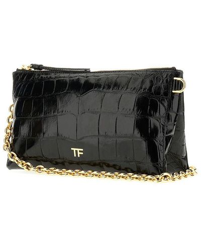 Tom Ford Top Handle Bags - Black