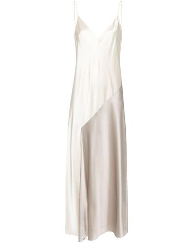 Calvin Klein Colourblock Maxi Dress - White