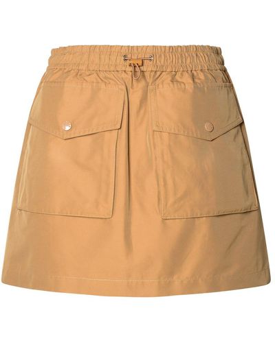 Moncler Cargo Miniskirt - Natural