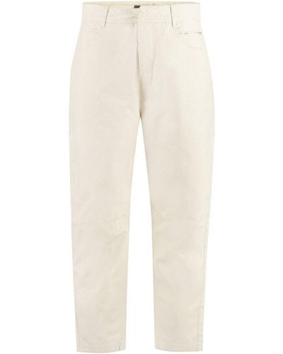 Stone Island Shadow Project Cotton Blend Pants - Natural