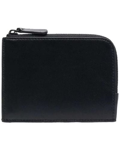 Common Projects Logo-lettering Leather Wallet - Black