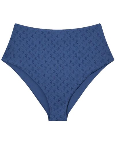 Jimmy Choo High Waist Bikini Briefs - Blue