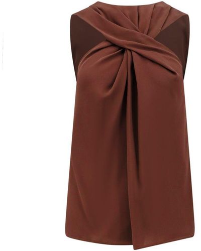 Erika Cavallini Semi Couture Top - Brown