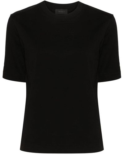 Moncler T-shirts And Polos Black