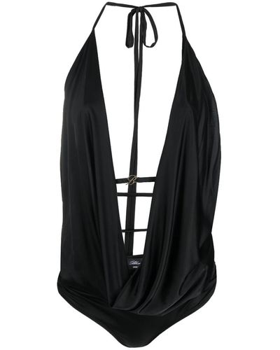 Satin bralette in black - Blumarine