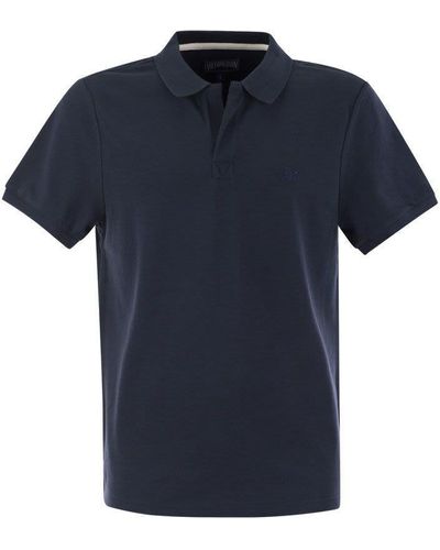 Vilebrequin Organic Cotton Pique Polo Shirt - Blue