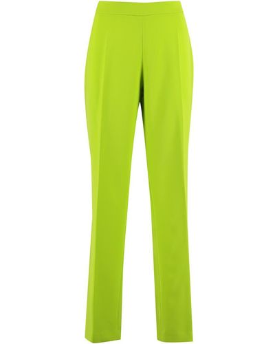 Clips High-rise Pants - Green
