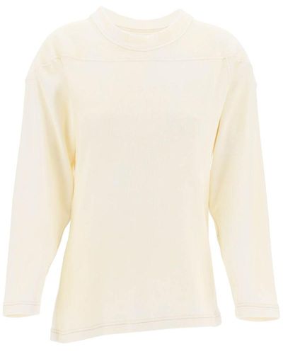 Maison Margiela Crewneck Sweatshirt With Numerical - White