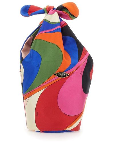 Goyard Tote Bag Emilio Pucci Junior abstract - print mini shoulder bag  Used Green Size OS – Hermès Aline shoulder bag - Emilio Pucci Junior  abstract-print mini shoulder bag