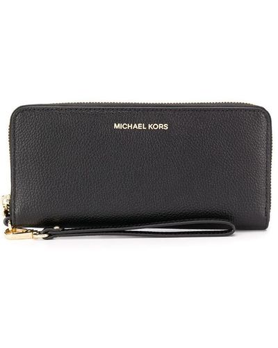 MICHAEL Michael Kors Logo Plaque Wallet - Black