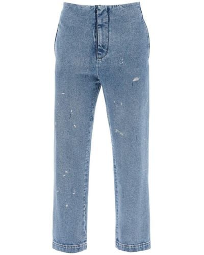 MM6 by Maison Martin Margiela Waistless Jeans Without - Blue